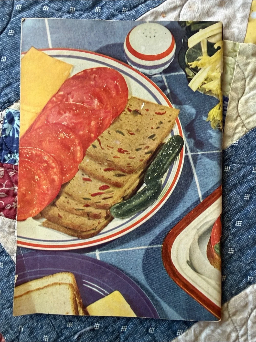 1953 Vintage Cookbook Lot Salads & Sandwiches Mid Century